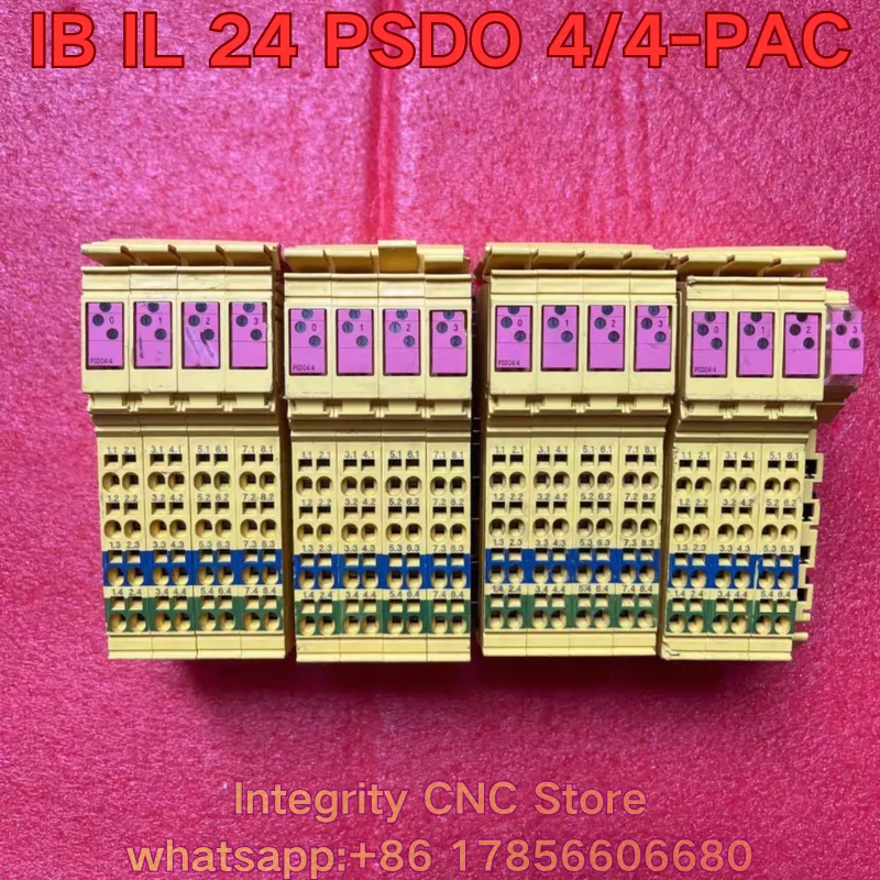 Second-hand IB IL 24 PSDO 4/4-PAC PLC module 2916493 functional test is normal
Second-hand IB IL 24 PSDO 4/4-PAC PLC module 2916493 functional test is normal