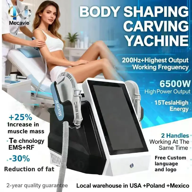 НОВЫЙ Профессиональный аппарат для удаления жира RF EMS, электрический стимулятор для сжигания жира и формирования мышц HI-EMT 6500W, 2 рукоятки
НОВЫЙ Профессиональный аппарат для удаления жира RF EMS, электрический стимулятор для сжигания жира и формирования мышц HI-EMT 6500W, 2 рукоятки