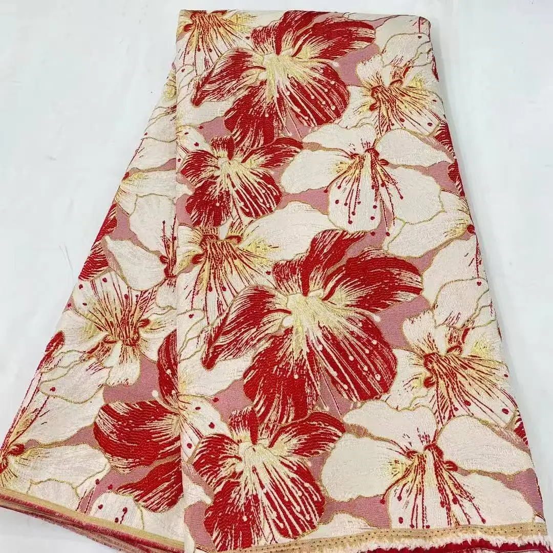 2025 African Lace Fabric High Quality 5 Yards Gilding Blue Nigerian Brocade Jacquard Lace Fabric Party Dress for Women Sew A4188
2025 African Lace Fabric High Quality 5 Yards Gilding Blue Nigerian Brocade Jacquard Lace Fabric Party Dress for Women Sew A4188