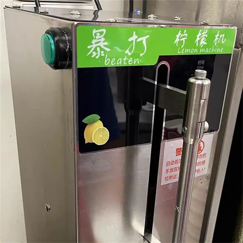 Automatic Beating Lemon Machine Ice Crusher Special Hammering Lemon Popping Machine
Automatic Beating Lemon Machine Ice Crusher Special Hammering Lemon Popping Machine