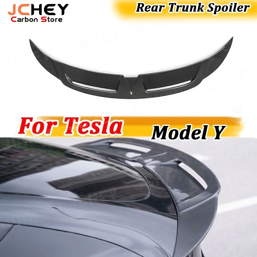 JCHEY Carbon Fiber Rear Trunk Spoiler Rear Duckbill Lip Wing For Tesla Model Y FRP Auto Boot External Decoration Car Accessorise
JCHEY Carbon Fiber Rear Trunk Spoiler Rear Duckbill Lip Wing For Tesla Model Y FRP Auto Boot External Decoration Car Accessorise
