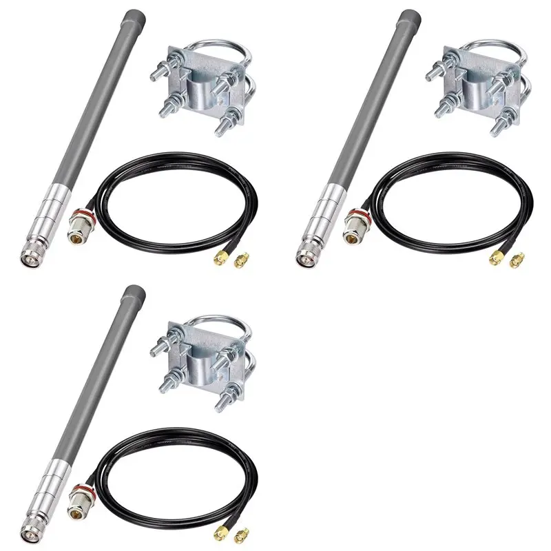 FULL-3X 868 Mhz Lora Antenna Aerial Outdoor 3Dbi Fiberglass Lorawan Antenna 1M Cable With N Connector For RAK Nebra Bobcat
FULL-3X 868 Mhz Lora Antenna Aerial Outdoor 3Dbi Fiberglass Lorawan Antenna 1M Cable With N Connector For RAK Nebra Bobcat