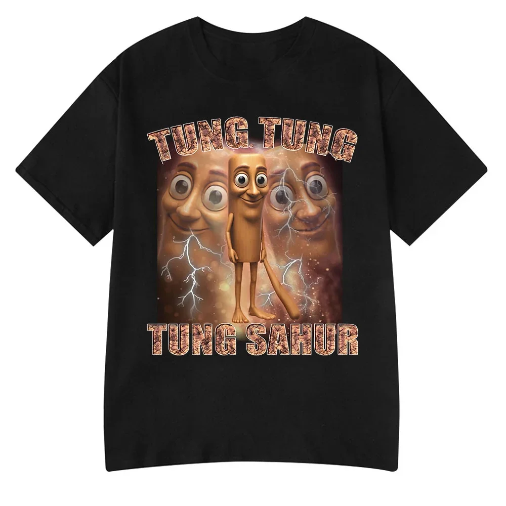 Tung Tung Tung Sahur Meme T Shirt Tralalero Tralala Bombardiro Crocodilo Funny T-shirt Men Women Polyester Short Sleeve Tshirt
Tung Tung Tung Sahur Meme T Shirt Tralalero Tralala Bombardiro Crocodilo Funny T-shirt Men Women Polyester Short Sleeve Tshirt
