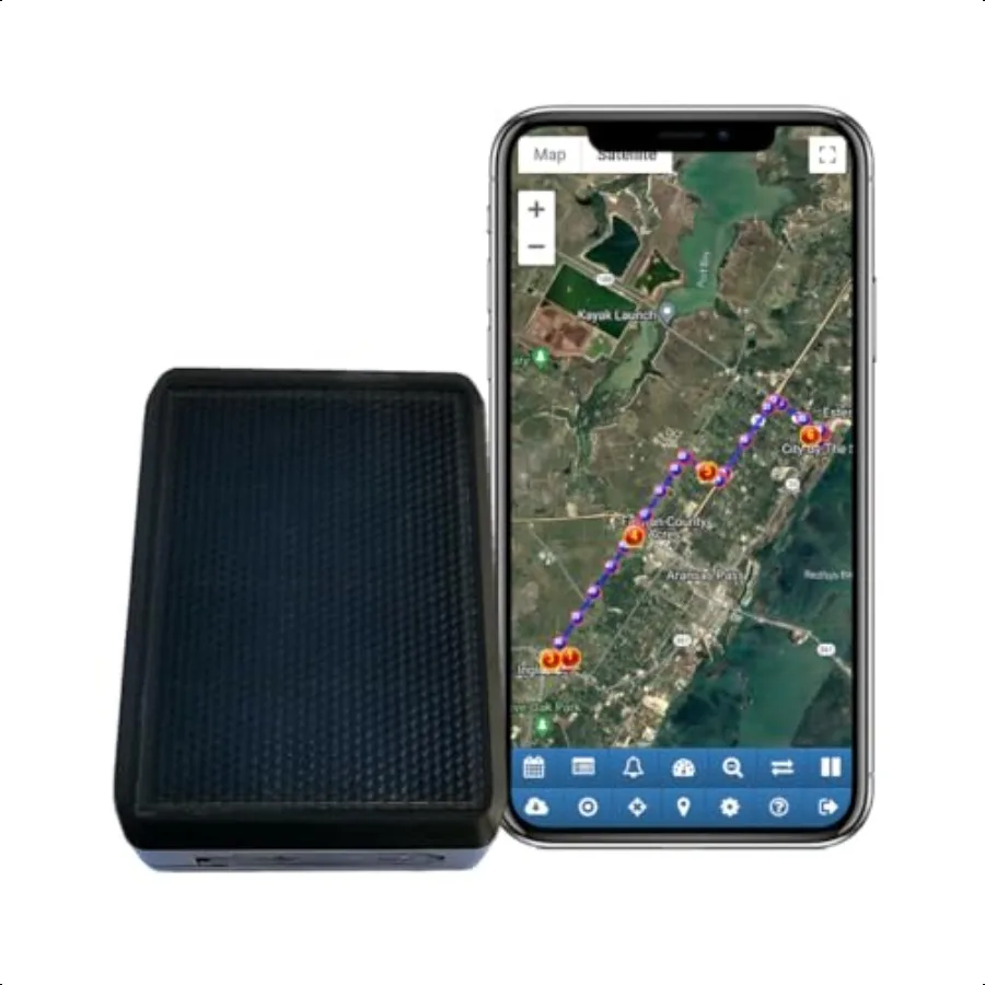 AccuTracking Solar GPS Tracker 10 000mAh Long Lasting Battery Magnetic IP65 Waterproof Trucks Trailers Farming Equipment RV 4G
AccuTracking Solar GPS Tracker 10 000mAh Long Lasting Battery Magnetic IP65 Waterproof Trucks Trailers Farming Equipment RV 4G