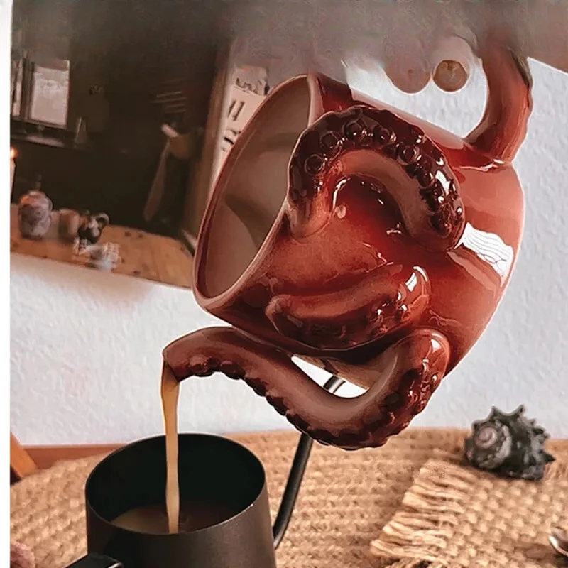 Novel Tentacle Octopus Ceramic Cup Exquisite Gift Box Mug Ceramic 350ml Party Coffee Mugs Funny Novelty Gifts For Creative Mug
Novel Tentacle Octopus Ceramic Cup Exquisite Gift Box Mug Ceramic 350ml Party Coffee Mugs Funny Novelty Gifts For Creative Mug