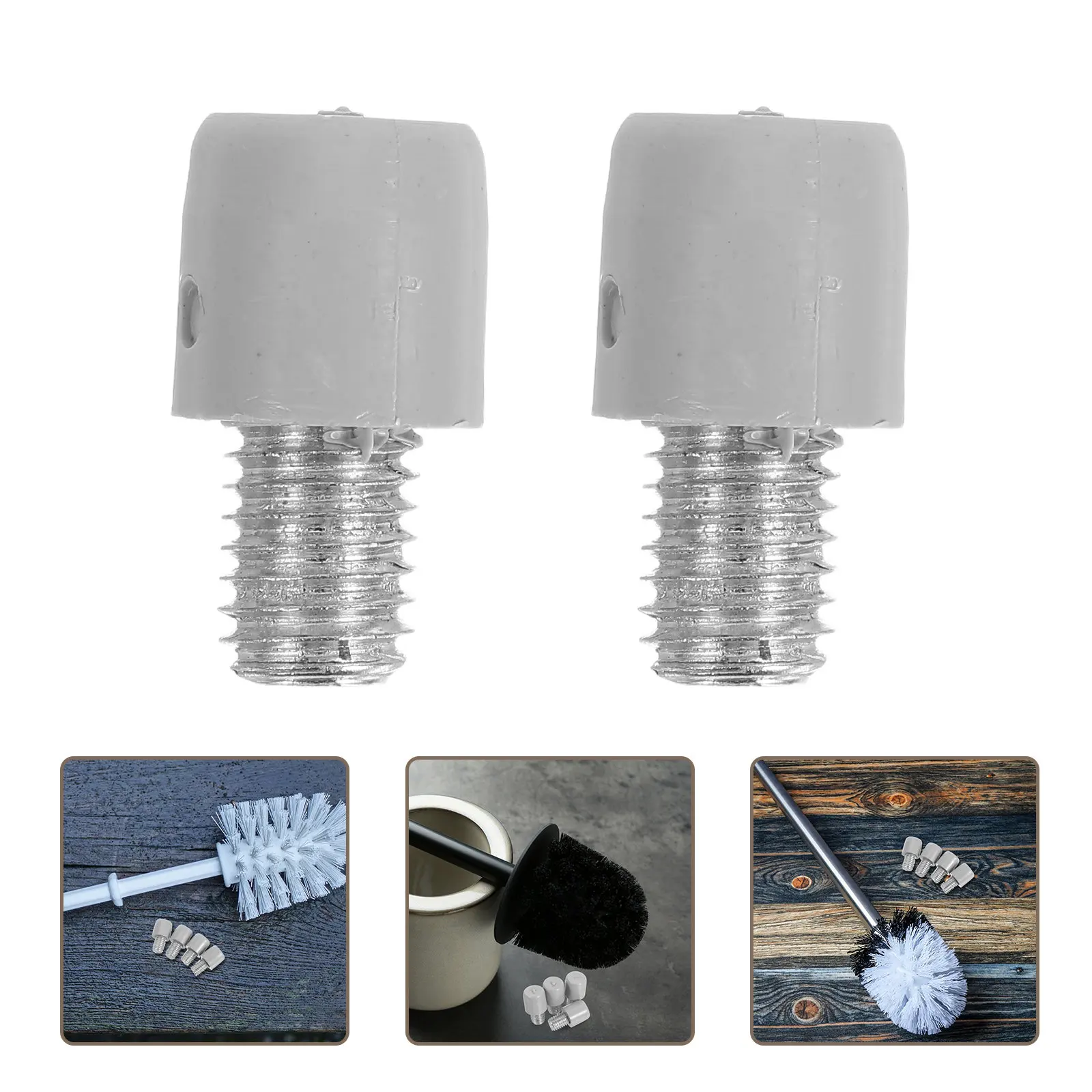 4Pcs Toilet Brush Handle Parts Screw Adapter Connector Replacement Scrub Brush Head Fixing Kit Iron Plastic Secure Connection
4Pcs Toilet Brush Handle Parts Screw Adapter Connector Replacement Scrub Brush Head Fixing Kit Iron Plastic Secure Connection