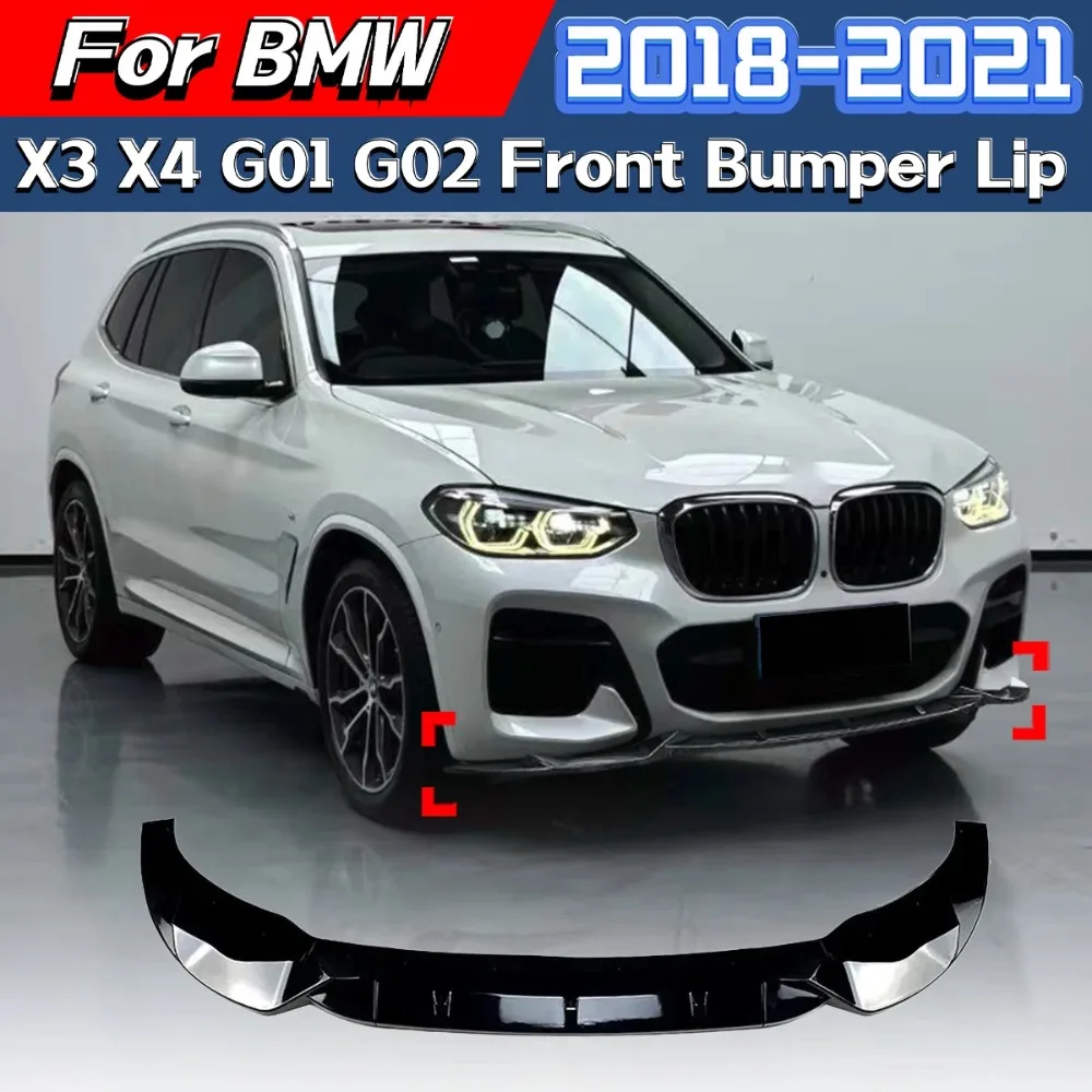 Глянцевый черный спойлер на передний бампер для BMW X3 X4 G01 G02 Pre Facelift M Pack 2018-2021 передний нижний сплиттер
Глянцевый черный спойлер на передний бампер для BMW X3 X4 G01 G02 Pre Facelift M Pack 2018-2021 передний нижний сплиттер