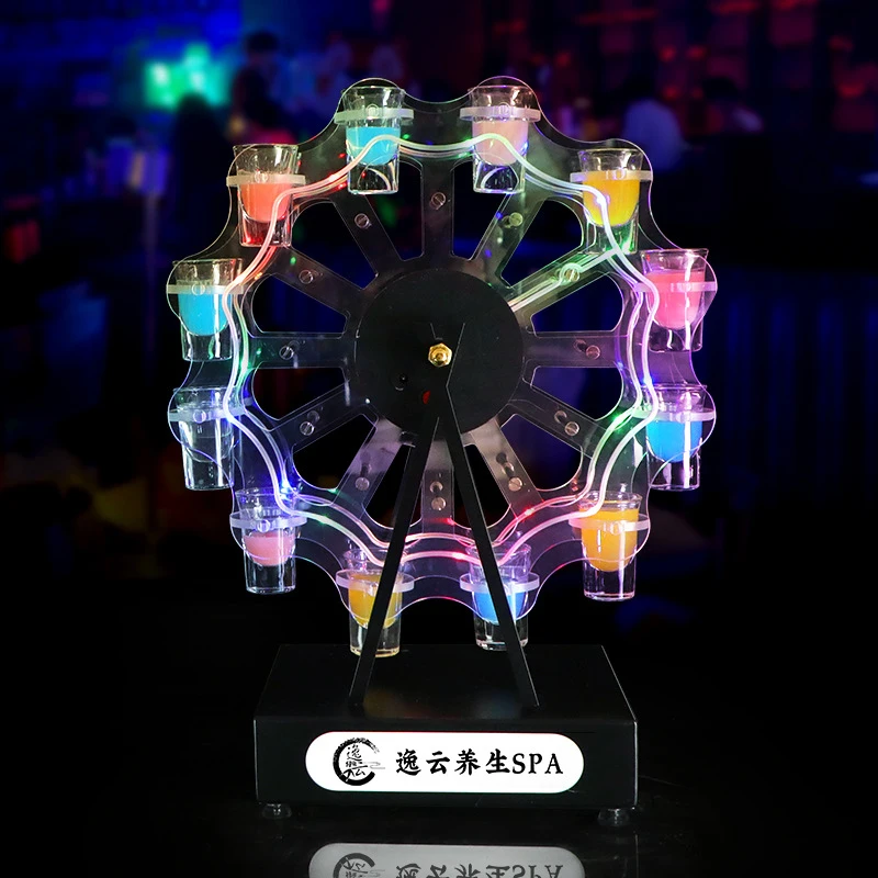 Acrylic Ferris Wheel Luminous Rotating Cup Holder, Essential for KTV Parties and Bars, Multi-layer Transparent Tower Liquor Rack
Acrylic Ferris Wheel Luminous Rotating Cup Holder, Essential for KTV Parties and Bars, Multi-layer Transparent Tower Liquor Rack