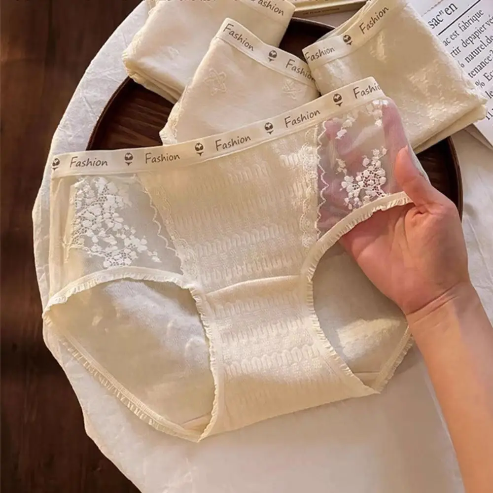 Comfortable Sweet Cotton Panties Heart Stars Mesh Flower Briefs Mid Waist Stripe Underwear for Women Female
Comfortable Sweet Cotton Panties Heart Stars Mesh Flower Briefs Mid Waist Stripe Underwear for Women Female