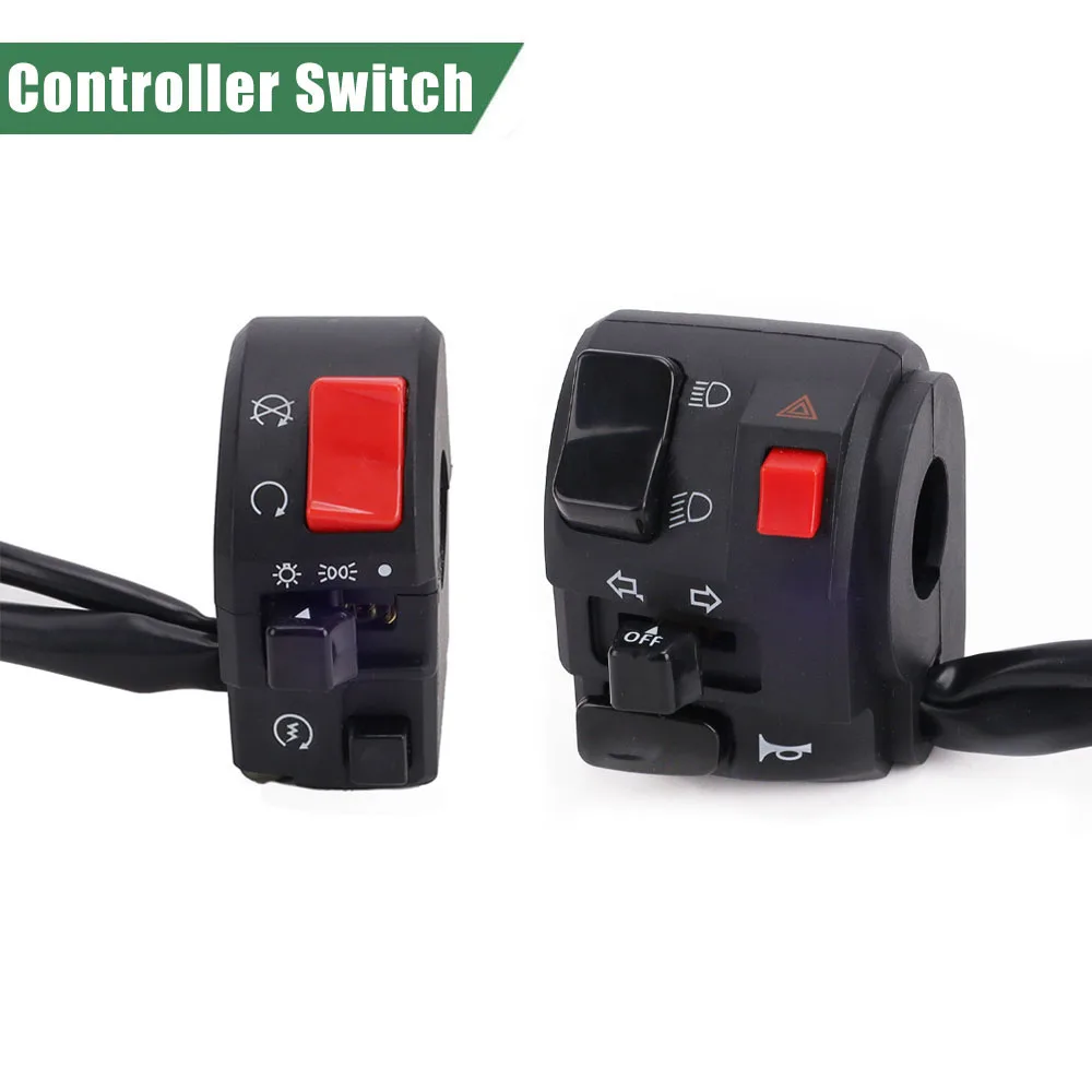 22mm Motorcycle Switches Start Handlebar Controller Switch Motorbike Horn Button Turn Signal Electric Fog Lamp Controller Switch
22mm Motorcycle Switches Start Handlebar Controller Switch Motorbike Horn Button Turn Signal Electric Fog Lamp Controller Switch