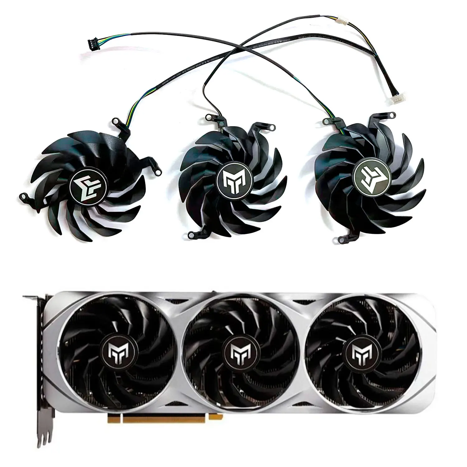 New GPU fan 6PIN T129215SU FV 12V 0.5A 95MM suitable for KFA2 GALAXY RTX 3060 3070 3080 3090 Ti METALTOP graphics card fan
New GPU fan 6PIN T129215SU FV 12V 0.5A 95MM suitable for KFA2 GALAXY RTX 3060 3070 3080 3090 Ti METALTOP graphics card fan