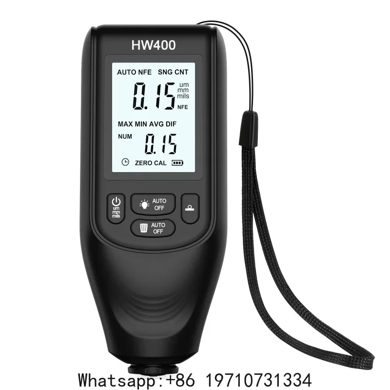 HW400 Car Coating Thickness Gauge 0.1micron/0-2000um Car Paint Film Thickness Tester Measuring Tool Fe & NFe Coating Meter
HW400 Car Coating Thickness Gauge 0.1micron/0-2000um Car Paint Film Thickness Tester Measuring Tool Fe & NFe Coating Meter