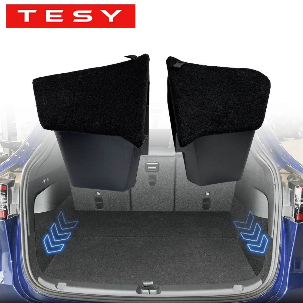 TESY For Tesla New Model Y 2025 to Latest Launch Juniper Rear Trunck Side Storage Box with Flocking TPE Lids Covers Drawstring
TESY For Tesla New Model Y 2025 to Latest Launch Juniper Rear Trunck Side Storage Box with Flocking TPE Lids Covers Drawstring
