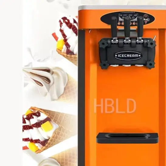 Vertical Electric Three-Flavor Ice Cream Machine Frozen Yogurt Maker Commercial Kitchen Equipment for Business Use
Vertical Electric Three-Flavor Ice Cream Machine Frozen Yogurt Maker Commercial Kitchen Equipment for Business Use