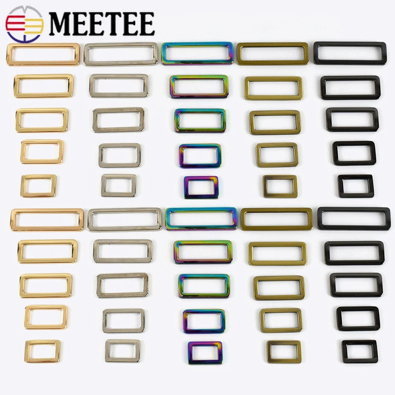 Meetee 5/10/20Pcs Metal Webbing Adjuster Buckles Square Bag Backpack Strap Buckle Dog Collar Clasps DIY Hardware Accessories
Meetee 5/10/20Pcs Metal Webbing Adjuster Buckles Square Bag Backpack Strap Buckle Dog Collar Clasps DIY Hardware Accessories