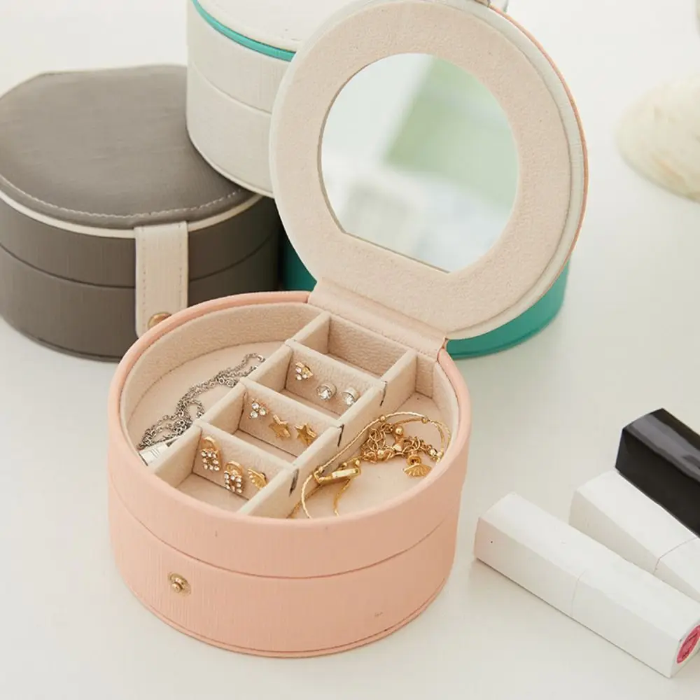 Leather Jewelry Packing Bag Mirror Multilayer Mini Jewelry Display Box Multi-function Organizer Jewelry Holder Handbag Travel
Leather Jewelry Packing Bag Mirror Multilayer Mini Jewelry Display Box Multi-function Organizer Jewelry Holder Handbag Travel
