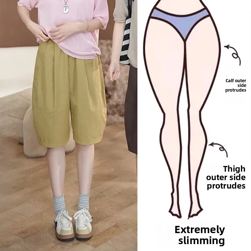 High Waist Wide Leg Short Pants Casual Loose Fit Summer Thin Style Big Size Women's Comfortable Breathable Slimming Hot Pants
High Waist Wide Leg Short Pants Casual Loose Fit Summer Thin Style Big Size Women's Comfortable Breathable Slimming Hot Pants