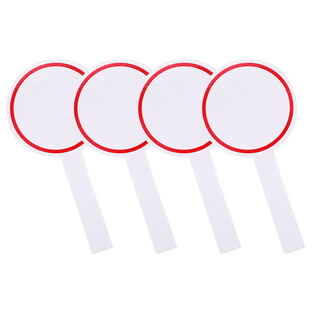 4 Pcs Whiteboards Scoreboard Dry Erase Paddles for Classroom Students Writing Portable Red
4 Pcs Whiteboards Scoreboard Dry Erase Paddles for Classroom Students Writing Portable Red