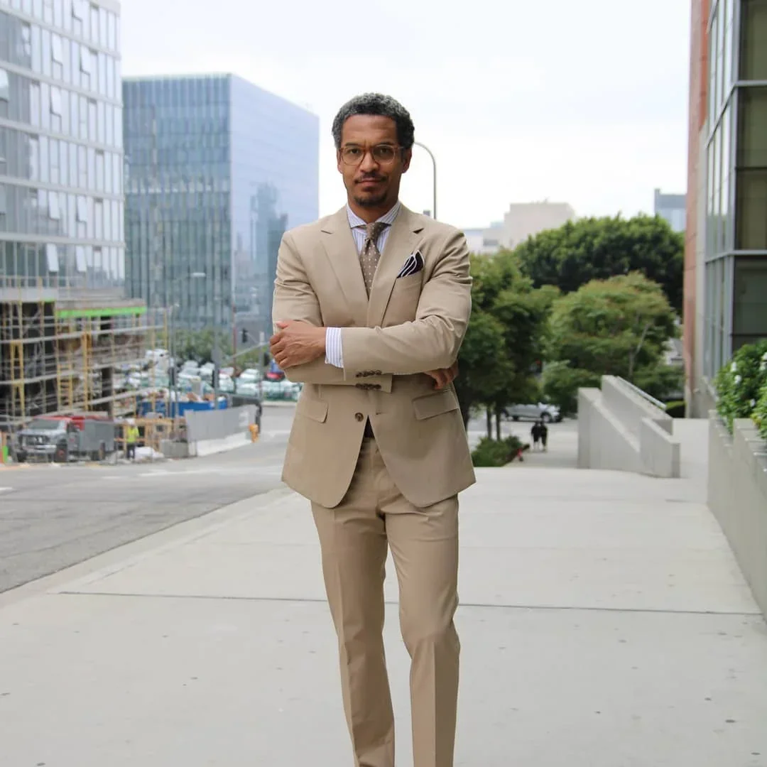 2024 High Quality Khaki Men Suit Custom 2 Piece Groom Tuxedos Elegant For Wedding Formal Party Suit Casual Skinny Costume Homme
2024 High Quality Khaki Men Suit Custom 2 Piece Groom Tuxedos Elegant For Wedding Formal Party Suit Casual Skinny Costume Homme