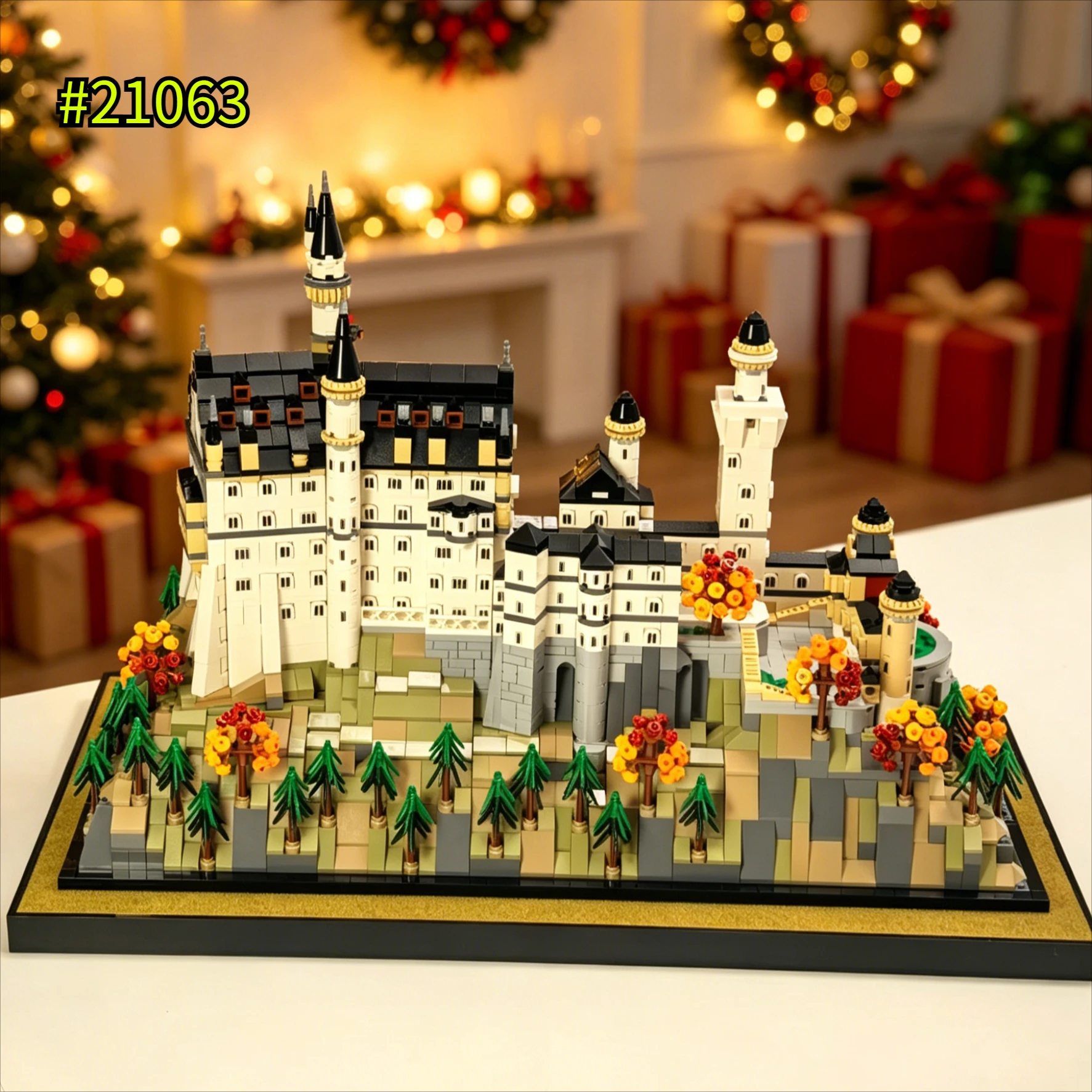 European Castle Forest Landscape Building Block Sets Compatible With Legoed Particles Suitable For Birthday Gifts 21063
European Castle Forest Landscape Building Block Sets Compatible With Legoed Particles Suitable For Birthday Gifts 21063 