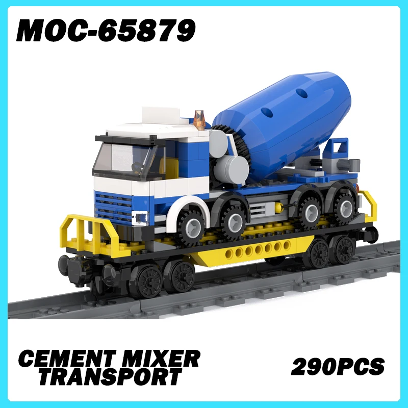 MOC-65879 Мини-поезд, цементный миксер, транспортный строительный блок, модель кирпича, набор мелких частиц, креативные подарки для взрослых и детей, 290 шт.
MOC-65879 Мини-поезд, цементный миксер, транспортный строительный блок, модель кирпича, набор мелких частиц, креативные подарки для взрослых и детей, 290 шт.