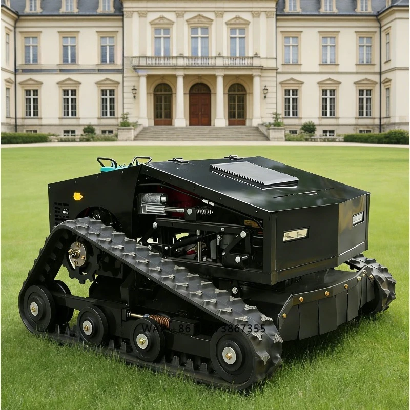 High Quality Tracked Robotic Lawn Mower with Remote Control Machine Grass Cutting Machine
High Quality Tracked Robotic Lawn Mower with Remote Control Machine Grass Cutting Machine