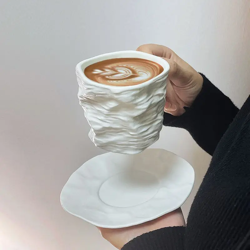 Irregular Rock Patterned Ceramic Mug Set, Exquisite Retro Afternoon Tea Cup Plates, Hotel High-end Restaurant Coffee Cups
Irregular Rock Patterned Ceramic Mug Set, Exquisite Retro Afternoon Tea Cup Plates, Hotel High-end Restaurant Coffee Cups