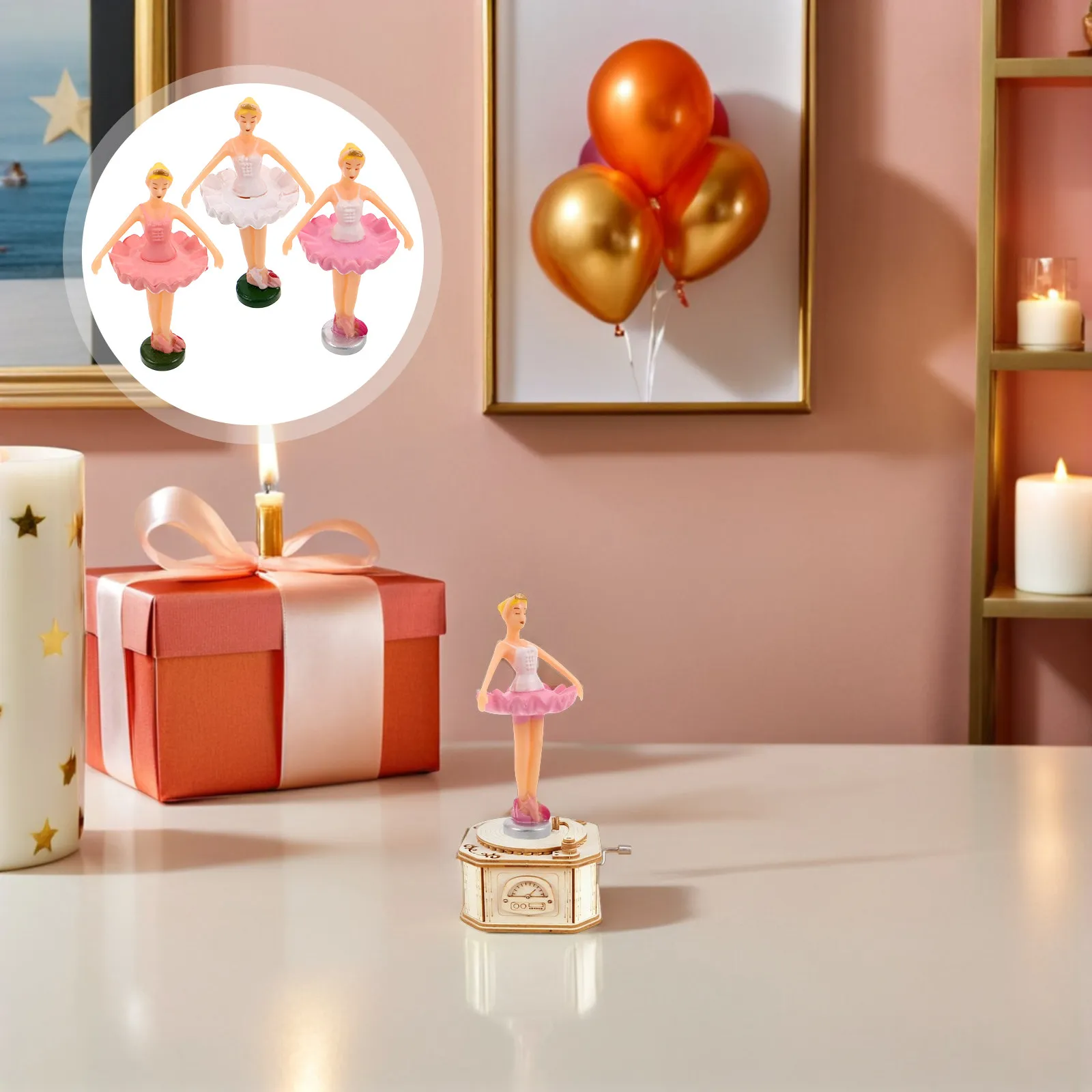 6Pcs Ballet Girl Musical Box Statues Elegant Auto-Rotating Lightweight Dancing Princess Sculptures Home Desk Party Centerpieces
6Pcs Ballet Girl Musical Box Statues Elegant Auto-Rotating Lightweight Dancing Princess Sculptures Home Desk Party Centerpieces