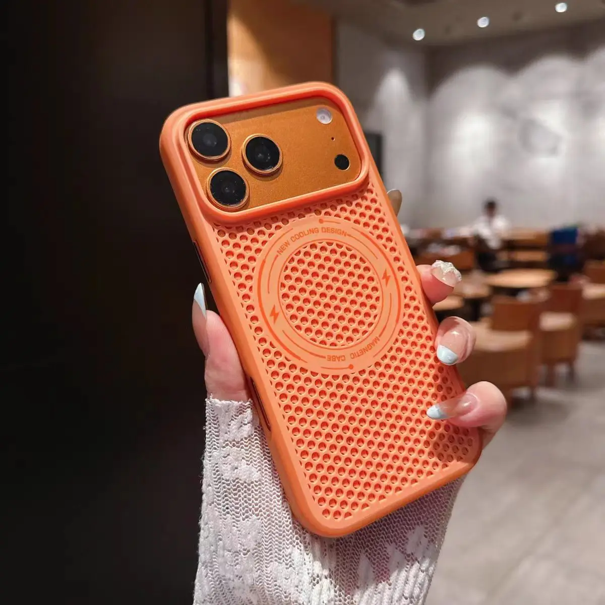 Ice-Cool Honeycomb Breathable Magnetic Phone Case For iPhone 16 15 14 13 12 17 Pro Max For Magsafe Business Hollow Design
Ice-Cool Honeycomb Breathable Magnetic Phone Case For iPhone 16 15 14 13 12 17 Pro Max For Magsafe Business Hollow Design