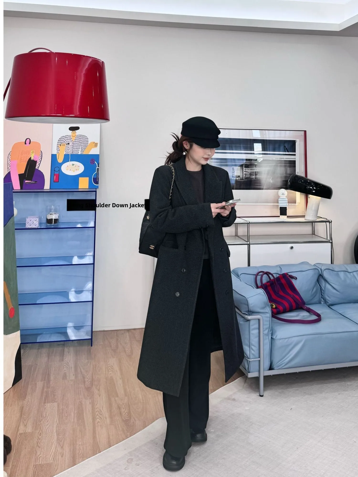 JINGU Twilight British Style Woolen Coat Double Breasted Shoulder Length Inner Filling Long Sleeve Commute Winter Fashion
JINGU Twilight British Style Woolen Coat Double Breasted Shoulder Length Inner Filling Long Sleeve Commute Winter Fashion