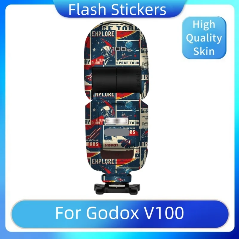 Индивидуальная наклейка для Godox V100, наклейка на кожу, вспышка, виниловая пленка, защитное покрытие от царапин, V100
Индивидуальная наклейка для Godox V100, наклейка на кожу, вспышка, виниловая пленка, защитное покрытие от царапин, V100