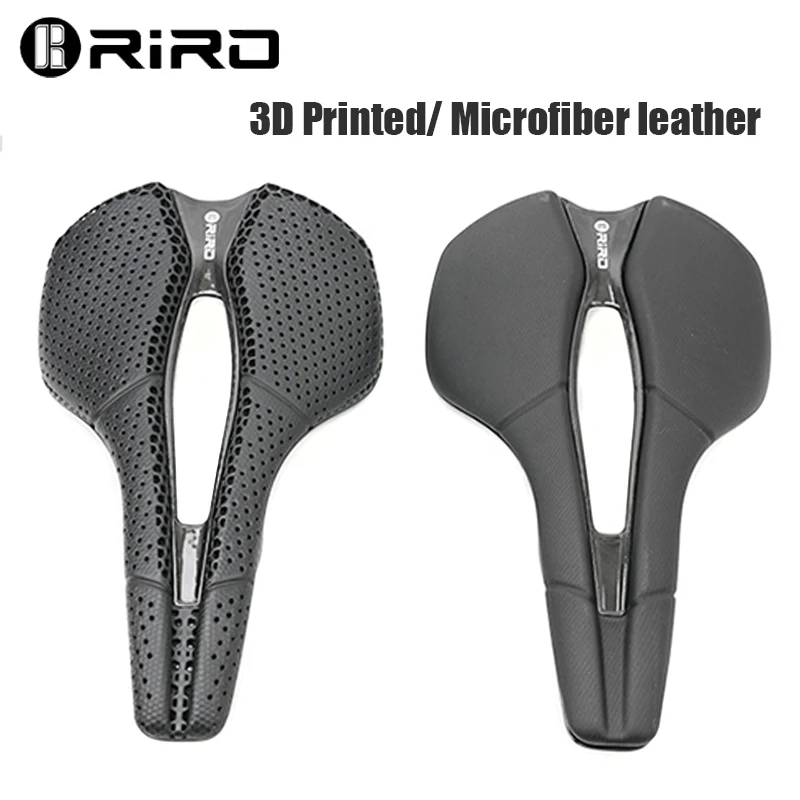 RIRO 3D Printed Bicycle Saddle Carbon Fiber Bike Seat Cushion Ultralight Road Bike Saddle Shock-absorbing Leather MTB Seat Pad
RIRO 3D Printed Bicycle Saddle Carbon Fiber Bike Seat Cushion Ultralight Road Bike Saddle Shock-absorbing Leather MTB Seat Pad