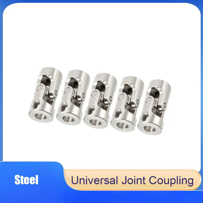 5PCS Steel Universal Joint Coupling, 2mm-12mm High Precision Steering Shaft Connector for RC Car Boat DIY Robot CNC Machine
5PCS Steel Universal Joint Coupling, 2mm-12mm High Precision Steering Shaft Connector for RC Car Boat DIY Robot CNC Machine