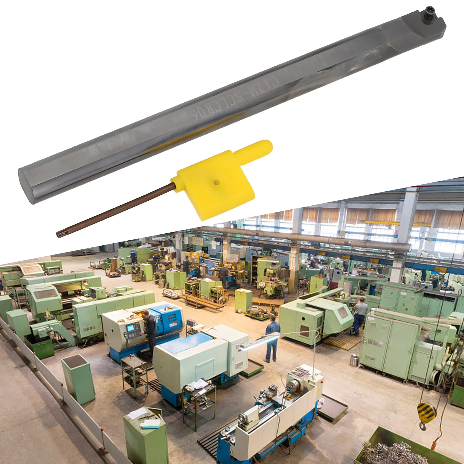 Turning Tool Holder Turning Shockproof Bar Boring For C12M-SCLCR06 High-quality Materials Insert Work On Carbide
Turning Tool Holder Turning Shockproof Bar Boring For C12M-SCLCR06 High-quality Materials Insert Work On Carbide