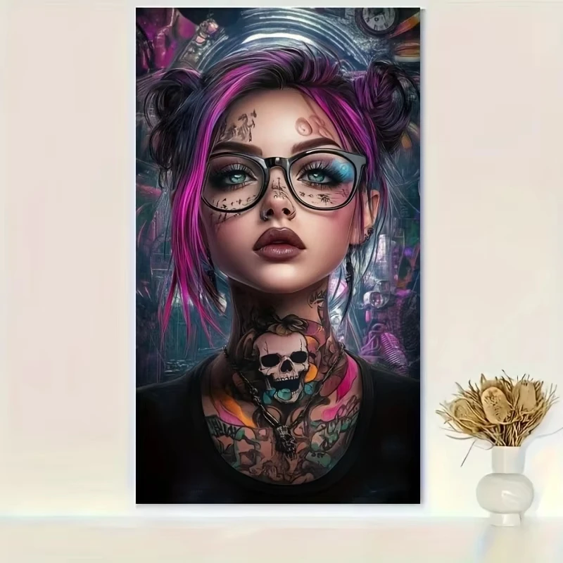 500/1000/1200/2000 PCS Jigsaw Puzzles Purple Hair with Skull Tattoo Girl Family Activity Games for Gameroom Bedroom Home Decor
500/1000/1200/2000 PCS Jigsaw Puzzles Purple Hair with Skull Tattoo Girl Family Activity Games for Gameroom Bedroom Home Decor