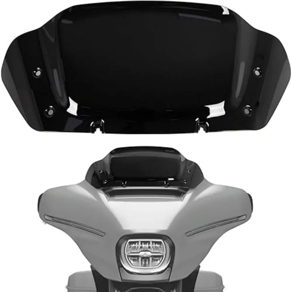 Motorcycle 8" Front Upper Fairing Windshield Wave Windshield Wind Splitter for Harley Touring CVO Street Glide 2023-2024
Motorcycle 8" Front Upper Fairing Windshield Wave Windshield Wind Splitter for Harley Touring CVO Street Glide 2023-2024