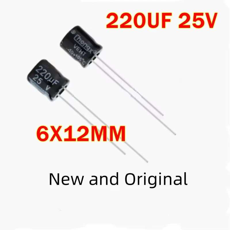 220UF 25V 6X12MM brand new genuine long-life direct insertion electrolytic capacitor specification 25V220UF 220U
220UF 25V 6X12MM brand new genuine long-life direct insertion electrolytic capacitor specification 25V220UF 220U