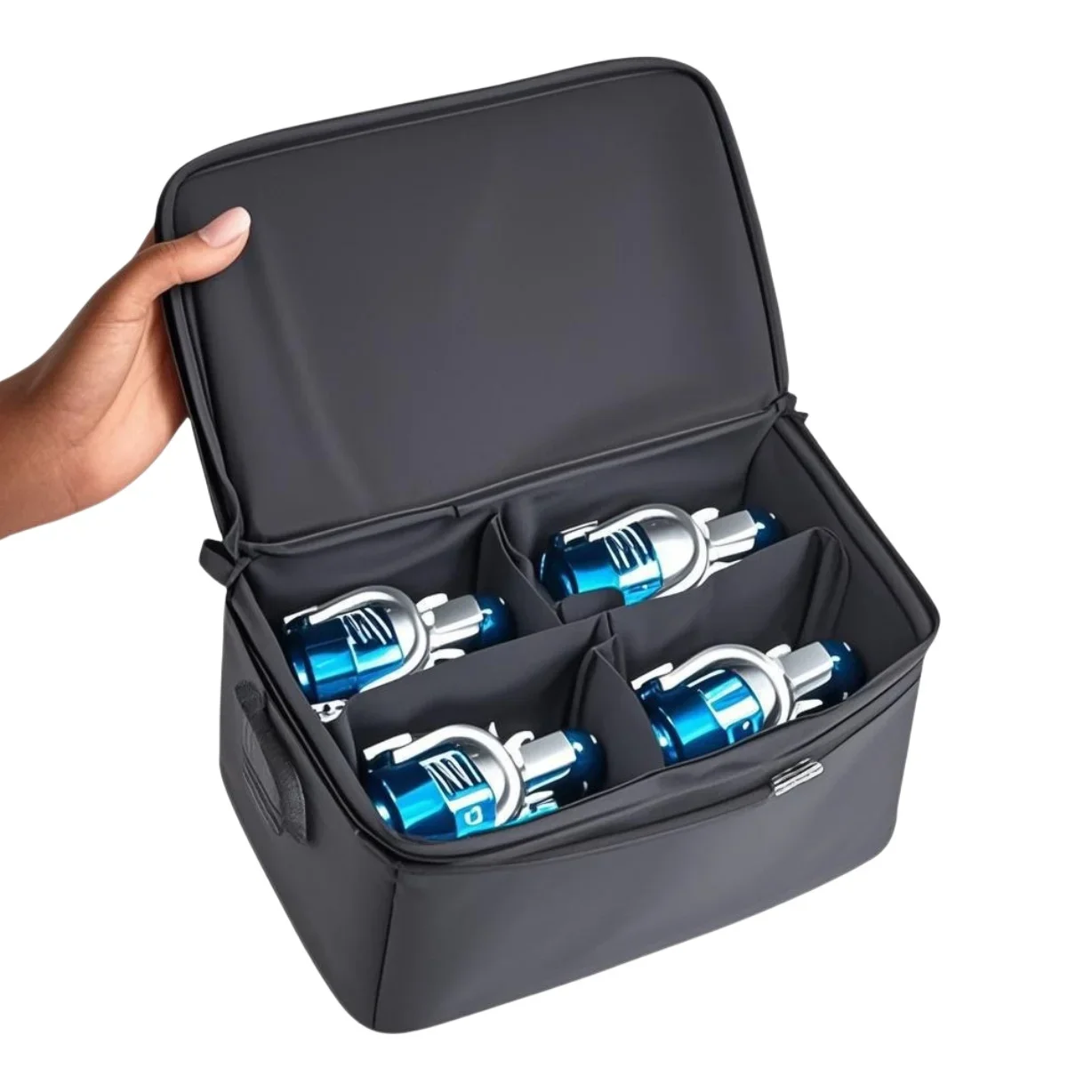 Fishing Reel Case, Fishing Reel Storage Bag, Oxford Cloth Square Cover Fishing Accessories Bag
Fishing Reel Case, Fishing Reel Storage Bag, Oxford Cloth Square Cover Fishing Accessories Bag