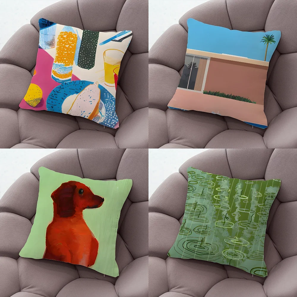 Art D-David Hockney Paintings Pillow Case Pillow Case Living Room Sofa Cushion Cover Suitable For Home Bedroom Room Decoration
Art D-David Hockney Paintings Pillow Case Pillow Case Living Room Sofa Cushion Cover Suitable For Home Bedroom Room Decoration