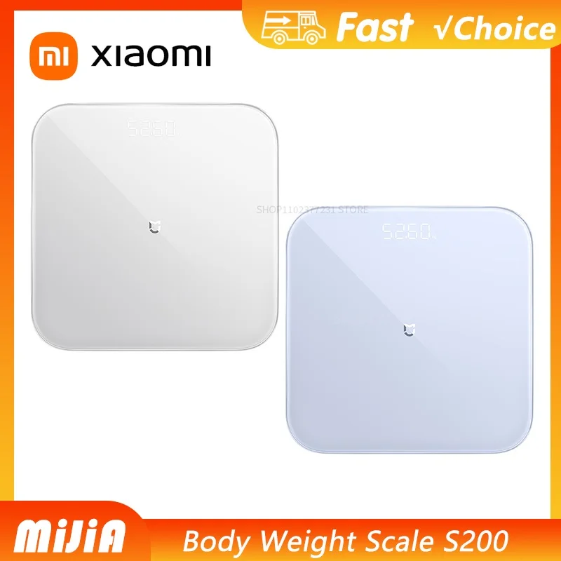 New Xiaomi Mijia Scale S200 High Precision Sensor Balance Test Weight Report LED Screen Multifunctional Smart Scale Mi home
New Xiaomi Mijia Scale S200 High Precision Sensor Balance Test Weight Report LED Screen Multifunctional Smart Scale Mi home
