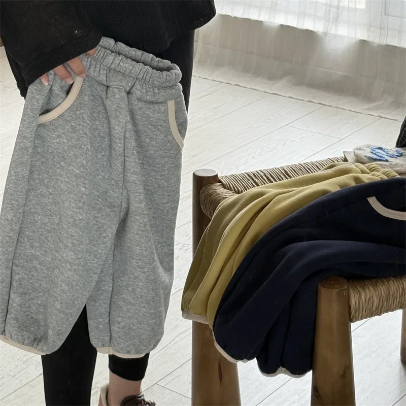 4697 Children Pant 2025 Winter Korean Baby Boy's Pant Velvet Casual Trousers Girl's Sport Pant
4697 Children Pant 2025 Winter Korean Baby Boy's Pant Velvet Casual Trousers Girl's Sport Pant
