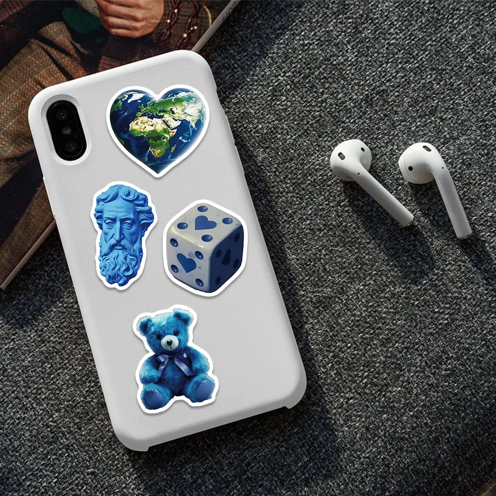 50PCS Cartoon Deep Blue Stickers INS Style Decals For phone Shell Water Bottle Laptop Computer Luggage Skateboard DIY Stickers
50PCS Cartoon Deep Blue Stickers INS Style Decals For phone Shell Water Bottle Laptop Computer Luggage Skateboard DIY Stickers