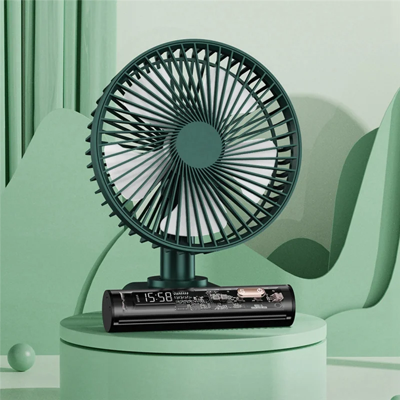 AA19 New Desktop Fan USB Mini Fan Portable Office Clock Swing Small Fan Long Battery Life Fan
AA19 New Desktop Fan USB Mini Fan Portable Office Clock Swing Small Fan Long Battery Life Fan
