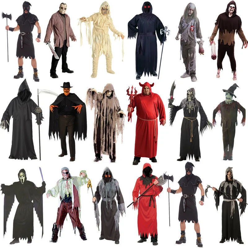Halloween cos adult horror god, zombie, devil and ghost bar stage performance, masquerade dance performance costume
Halloween cos adult horror god, zombie, devil and ghost bar stage performance, masquerade dance performance costume