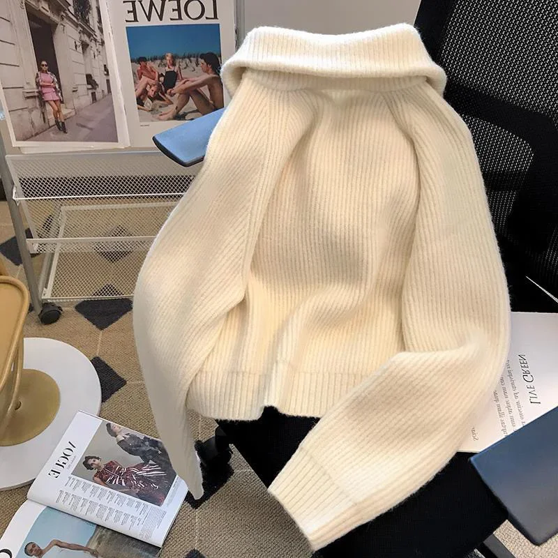 2024 Autumn Winter New knitted Cardigan Sweater Women Fashion Long-Sleeved Short Casual Zipper Loose Sweater Ladies Tops
2024 Autumn Winter New knitted Cardigan Sweater Women Fashion Long-Sleeved Short Casual Zipper Loose Sweater Ladies Tops
