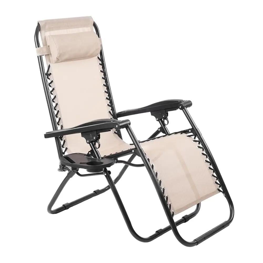 Zero Gravity Folding Reclining Lounge Chair With Pillow,Adjustable Reclining Patio Chairs,Side Table For
Zero Gravity Folding Reclining Lounge Chair With Pillow,Adjustable Reclining Patio Chairs,Side Table For