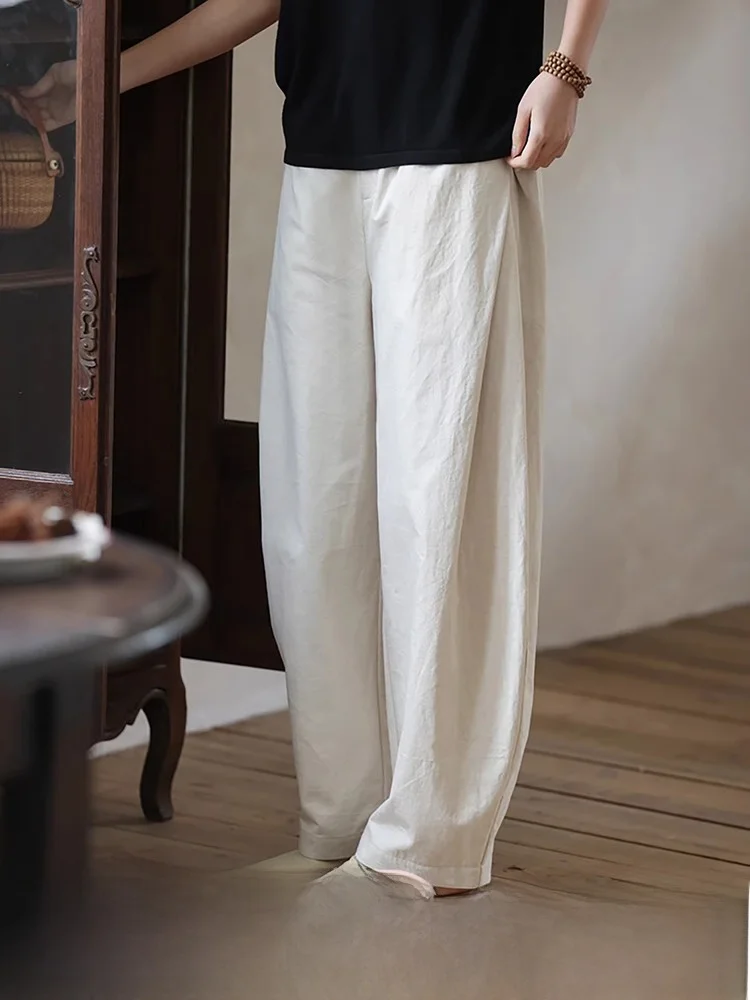 Женские широкие брюки из хлопка и льна, повседневные, для работы, с декоративными элементами на талии, песочного цвета, в художественном стиле
Женские широкие брюки из хлопка и льна, повседневные, для работы, с декоративными элементами на талии, песочного цвета, в художественном стиле