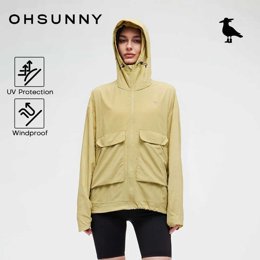 OhSunny Women Summer Sun Protection Jacket UPF 50+ Windproof Quick-Dry Lightweight Fishing Hiking Coat with Hood & Ponytail Hole
OhSunny Women Summer Sun Protection Jacket UPF 50+ Windproof Quick-Dry Lightweight Fishing Hiking Coat with Hood & Ponytail Hole