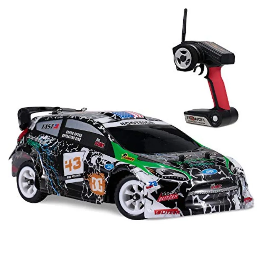 RC drift car for adults, ABS plastic, black, 4WD high-speed 30km/h with 2.4GHz remote control and 1:28 scale
RC drift car for adults, ABS plastic, black, 4WD high-speed 30km/h with 2.4GHz remote control and 1:28 scale