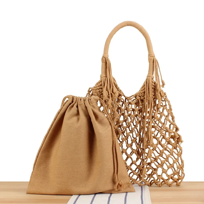 Summer Beach Tote Bag for Women Woven Handbag Braided Lady Shoulder Bags Hollow Out Bucket Bag for Shopping Traveling
Summer Beach Tote Bag for Women Woven Handbag Braided Lady Shoulder Bags Hollow Out Bucket Bag for Shopping Traveling